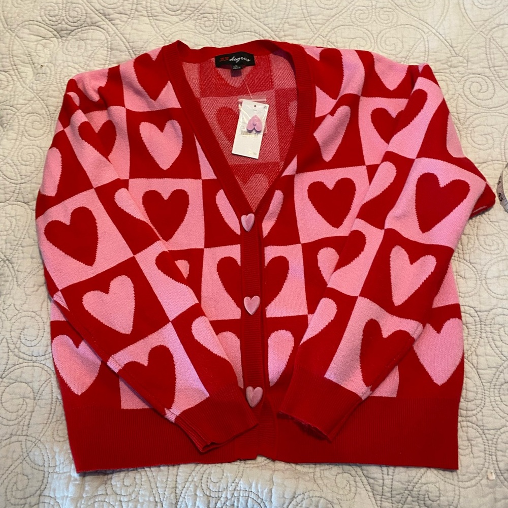 Heart Cardigan
Size small
NWT